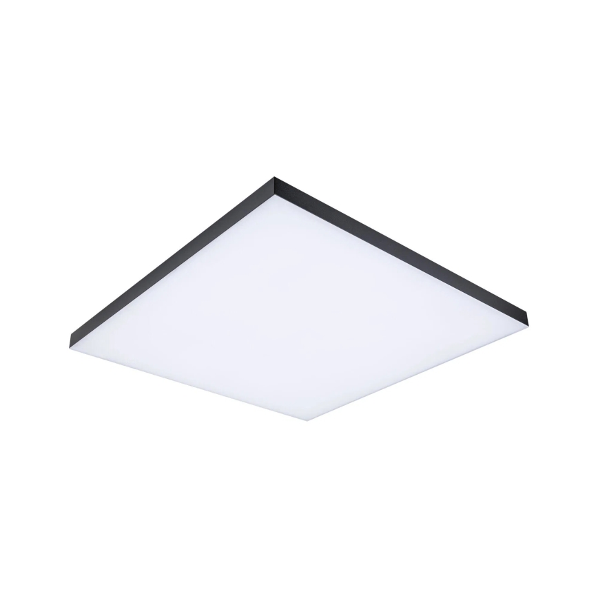 Paulmann 79913 - LED/31W RGBW Himennettävä kattovalaisin LORIA 230V 3000-6500K 59,5x59,5 cm musta + kaukosäädin