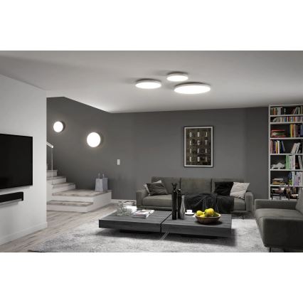 Paulmann 79928 - LED/22W Himennettävä kattovalaisin LORIA 230V 2700-6500K halkaisija 40 cm valkoinen