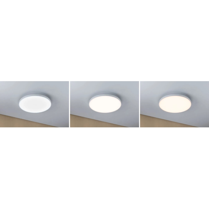 Paulmann 79928 - LED/22W Himennettävä kattovalaisin LORIA 230V 2700-6500K halkaisija 40 cm valkoinen