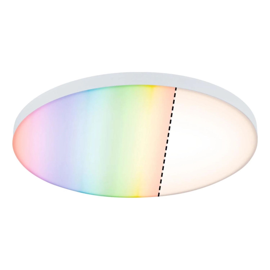 Paulmann 79929 - LED/22W RGBW Himmennettävä kattovalaisin LORIA 230V halkaisija 40 cm valkoinen