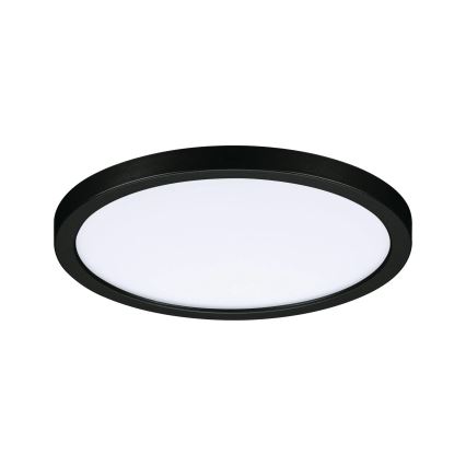Paulmann 79965 - LED/13W IP44 Himennettävä kylpyhuoneen upotettava alasvalo AREO 230V halkaisija 17,5 cm musta