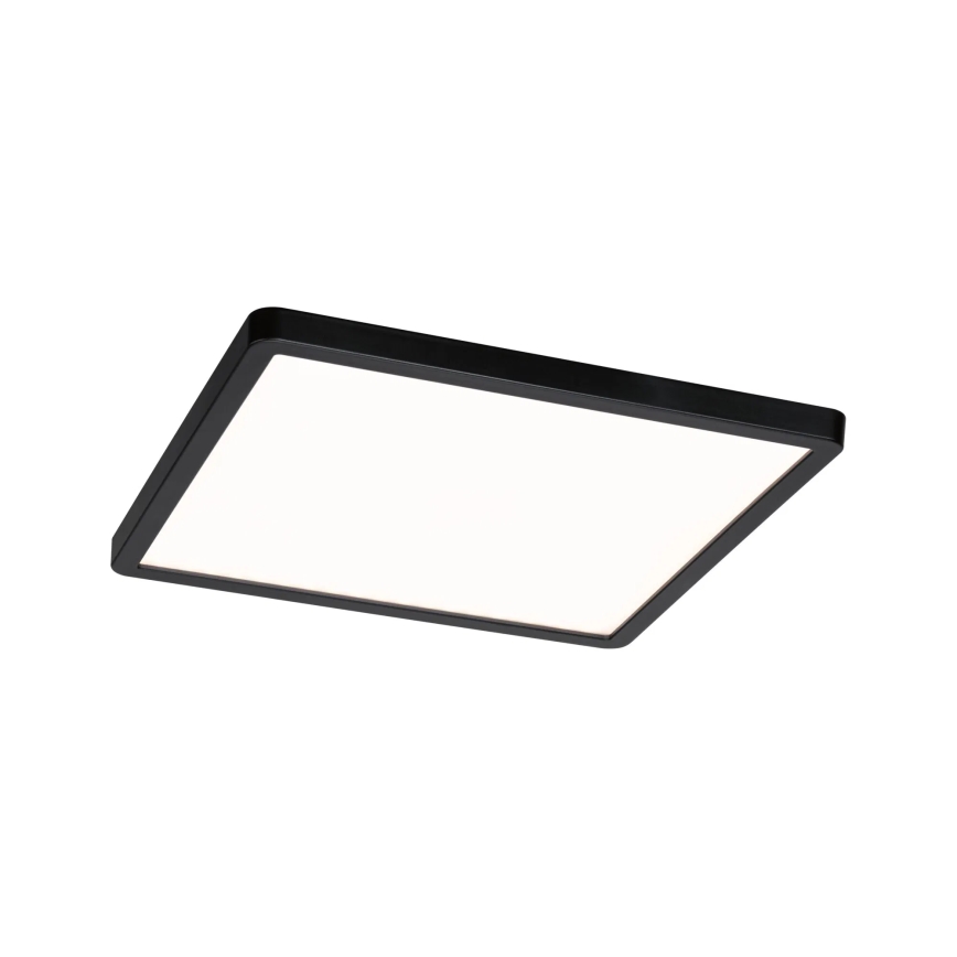 Paulmann 79967 - LED/16W IP44 Himmennettävä kylpyhuoneen upotettava kattovalaisin AREO 230V 23x23 cm musta