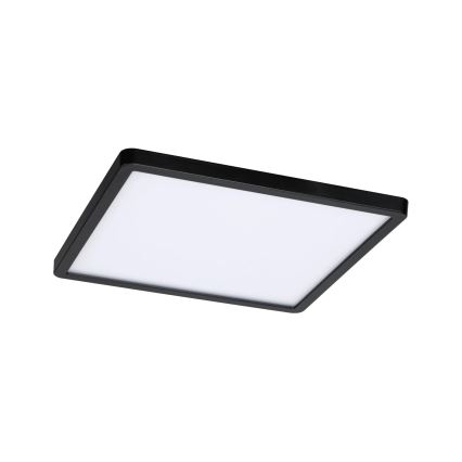 Paulmann 79967 - LED/16W IP44 Himmennettävä kylpyhuoneen upotettava kattovalaisin AREO 230V 23x23 cm musta