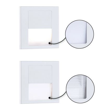 Paulmann 79999 - LED/1W Portaikon valo TSARO 230V Follow/valkoinen