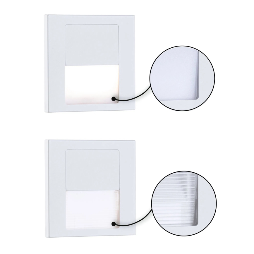 Paulmann 79999 - LED/1W Portaikon valo TSARO 230V Follow/valkoinen