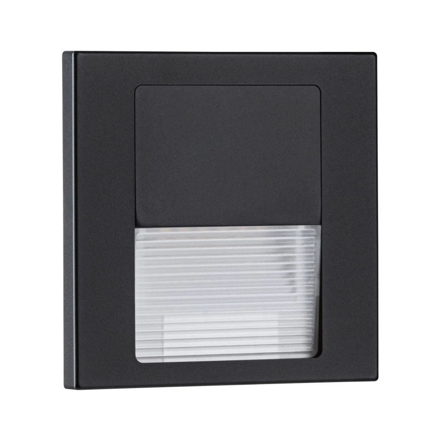 Paulmann 80001 - LED/1W Portaikon valo TSARO 230V Follow/musta