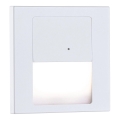 Paulmann 80002 - LED/1W Porrasvalaisin anturilla TSARO 230V Lyijy/valkoinen