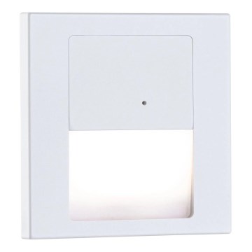 Paulmann 80002 - LED/1W Portaikon valo anturilla TSARO 230V Lead/valkoinen