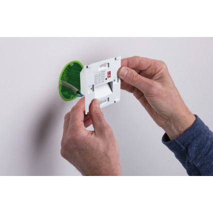 Paulmann 80002 - LED/1W Portaikon valo anturilla TSARO 230V Lead/valkoinen