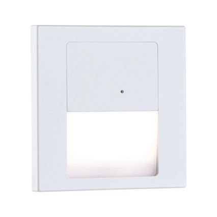Paulmann 80002 - LED/1W Portaikon valo anturilla TSARO 230V Lead/valkoinen