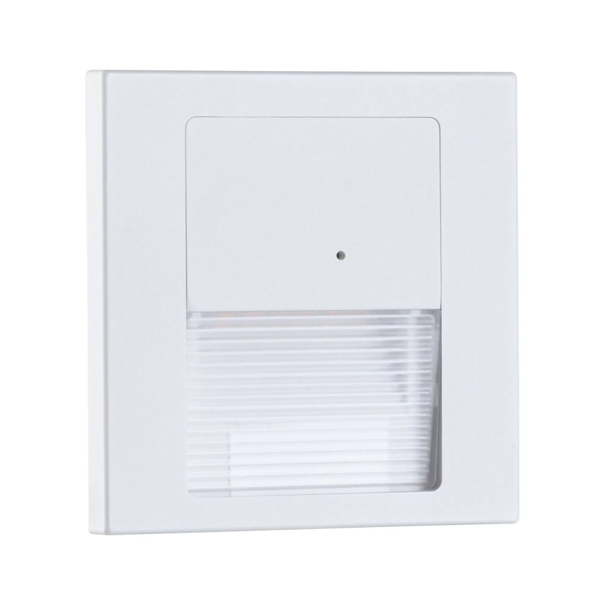 Paulmann 80002 - LED/1W Portaikon valo anturilla TSARO 230V Lead/valkoinen