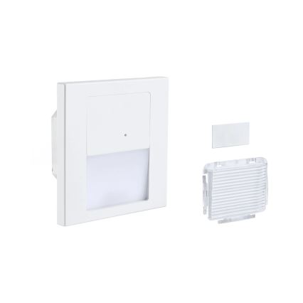 Paulmann 80002 - LED/1W Portaikon valo anturilla TSARO 230V Lead/valkoinen