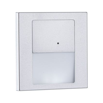 Paulmann 80003 - LED/1W Portaikon valo anturilla TSARO 230V Lead/mattakromi