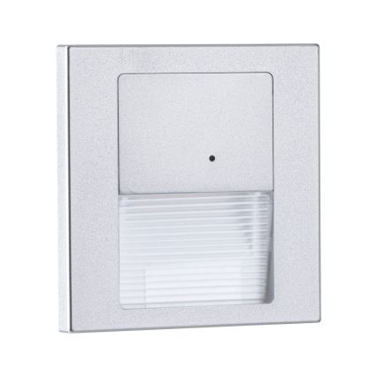 Paulmann 80003 - LED/1W Portaikon valo anturilla TSARO 230V Lead/mattakromi