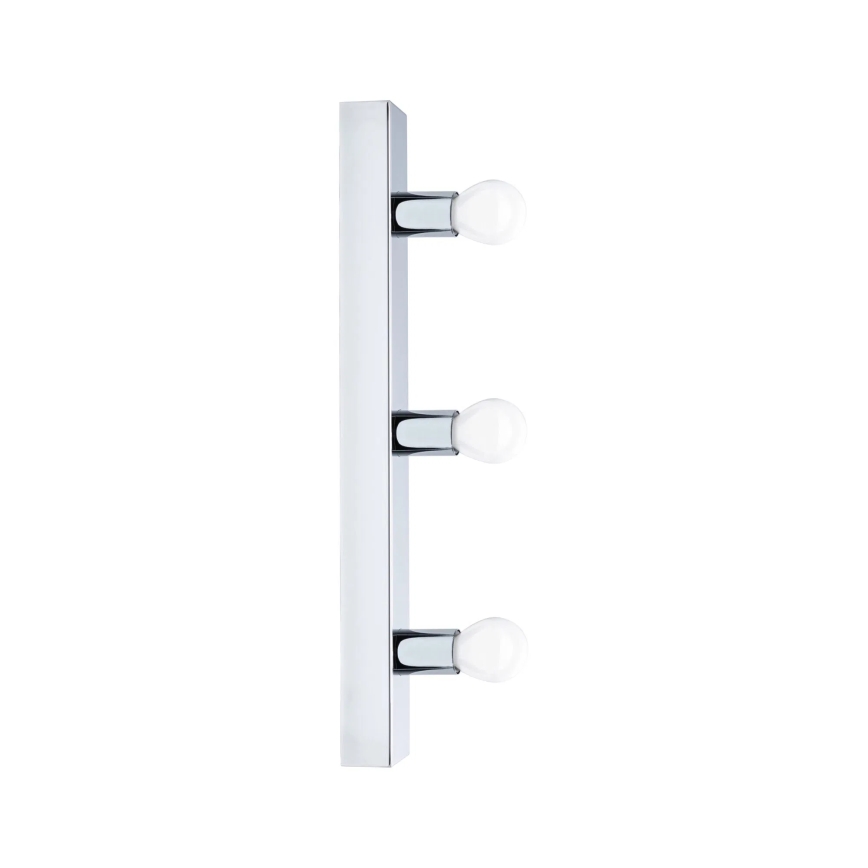 Paulmann 80096 - 3xE14/40W IP44 Kylpyhuoneen peilivalo REGULA 230V kiiltävä kromi