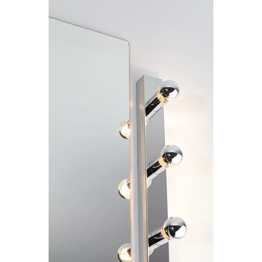 Paulmann 80098 - 4xE14/40W IP44 Kylpyhuoneen peilivalo REGULA 230V kiiltävä kromi
