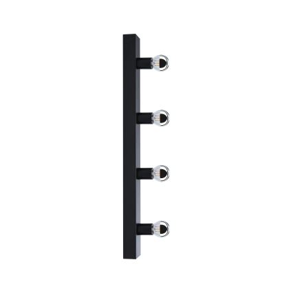 Paulmann 80099 - 4xE14/40W IP44 Kylpyhuoneen peilivalo REGULA 230V musta