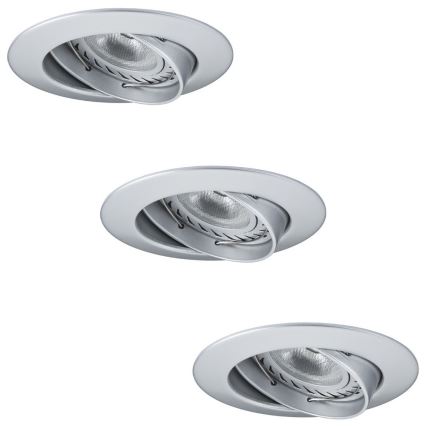 Paulmann 92516 - SETTI 3xLED-GU10/3,5W Kylpyhuoneen upotettu valo PREMIUM LINE 230V