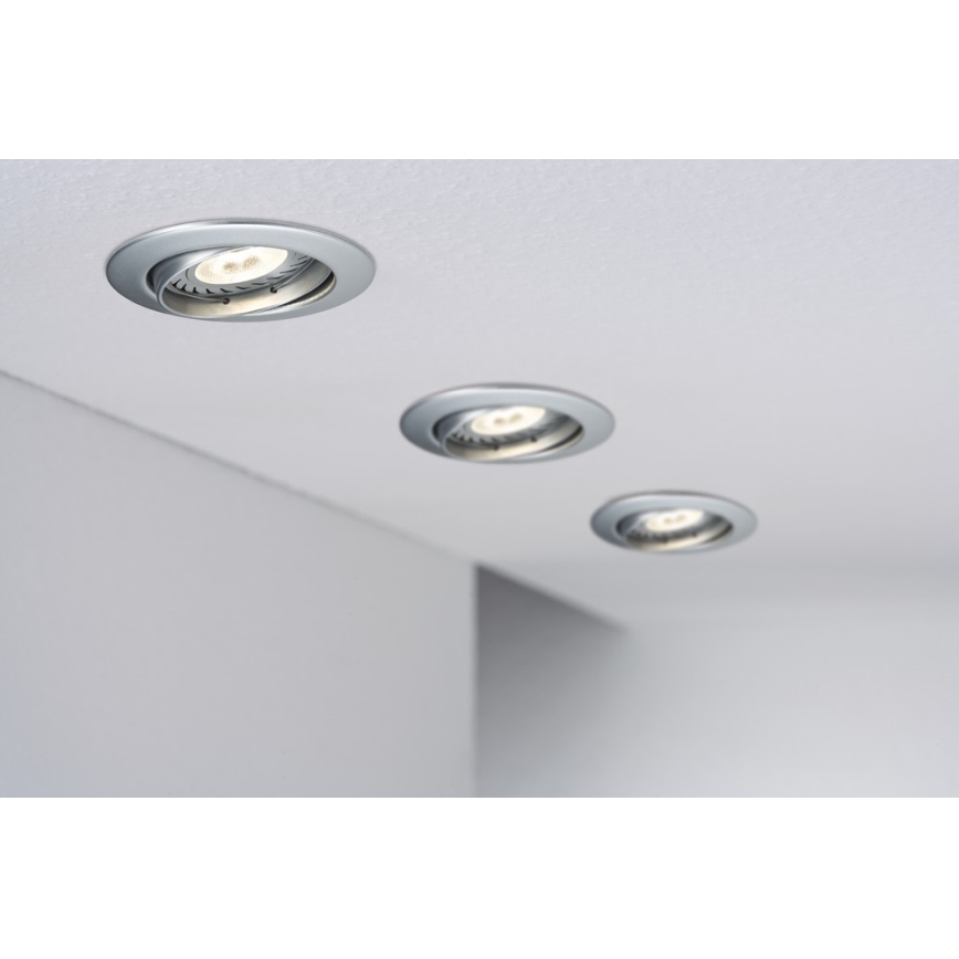 Paulmann 92516 - SETTI 3xLED-GU10/3,5W Kylpyhuoneen upotettu valo PREMIUM LINE 230V