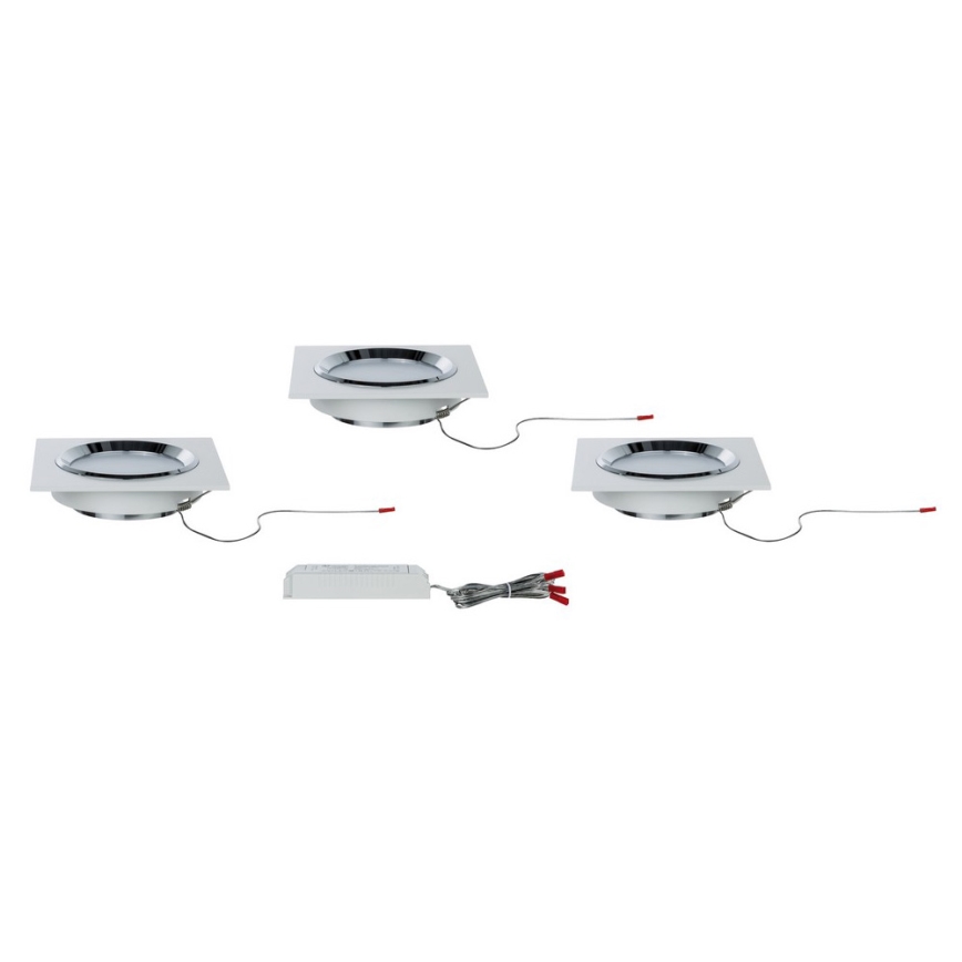 Paulmann 92695 - SETTI 3xLED/8W Himmennettävä riippuva kattovalaisin DICE 230V