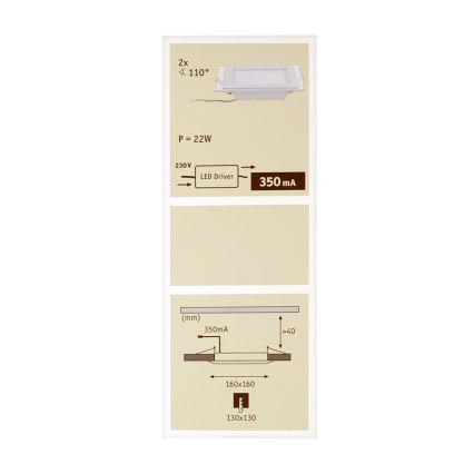 Paulmann 92706 - SETTI 2xLED/7,5W Himmennettävä riippuva kattovalaisin DECODICE 230V