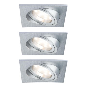 Paulmann 92799 - SETTI 3x LED/6,8W IP23 Kylpyhuoneen upotettu valo COIN 230V