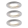 Paulmann 92827 - SARJA 3xLED/7W IP44 Himmennettävä kylpyhuoneen alasvalaisin COIN 230V
