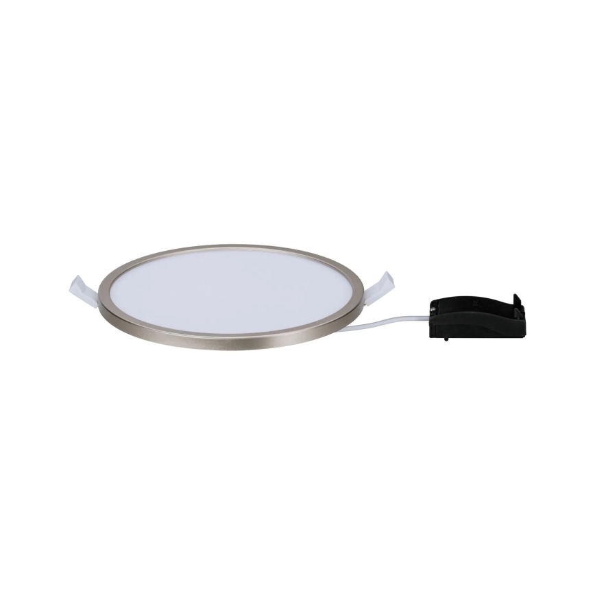 Paulmann 92935 - LED/12W IP44 Himennettävä kylpyhuoneen upotettava kattovalaisin AREO 230V halkaisija 18 cm mattakromi