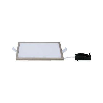 Paulmann 92939 - LED/11W IP44 himennettävä kylpyhuoneen upotettava alasvalo AREO 230V 18x18 cm mattakromi