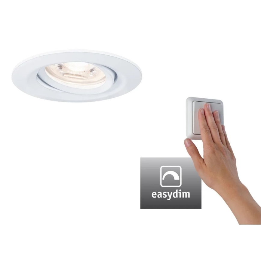 Paulmann 92970 - LED/4,2W IP23 Himmennettävä kylpyhuoneen kattovalaisin COIN 230V