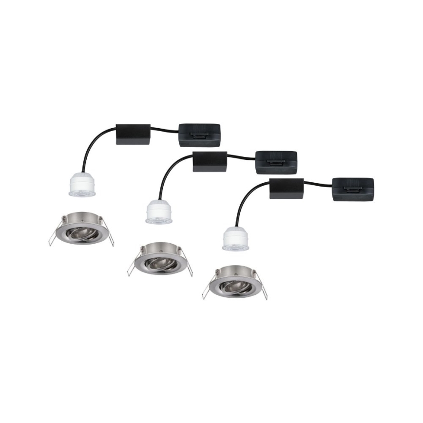 Paulmann 92973 - SETTI 3xLED/4,2W IP23 Himmennettävä kylpyhuonevalo COIN 230V