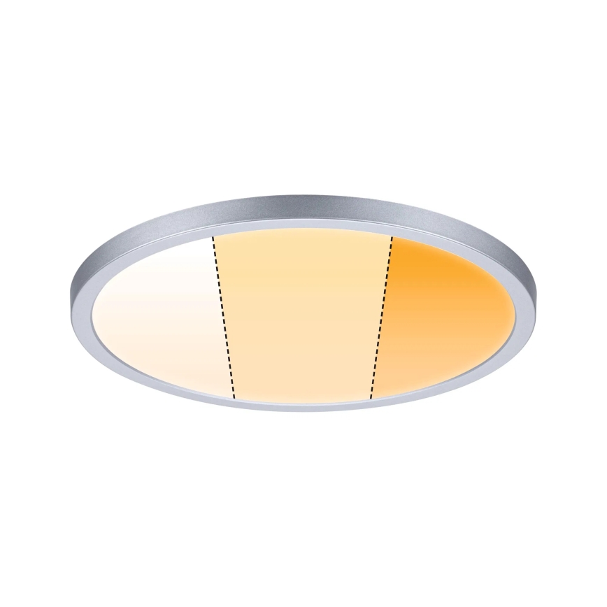 Paulmann 92992 - LED/16W IP44 Kylpyhuoneen alakattoon asennettava valaisin AREO 230V 2000/3000/4000K halkaisija 23 cm mattakromi