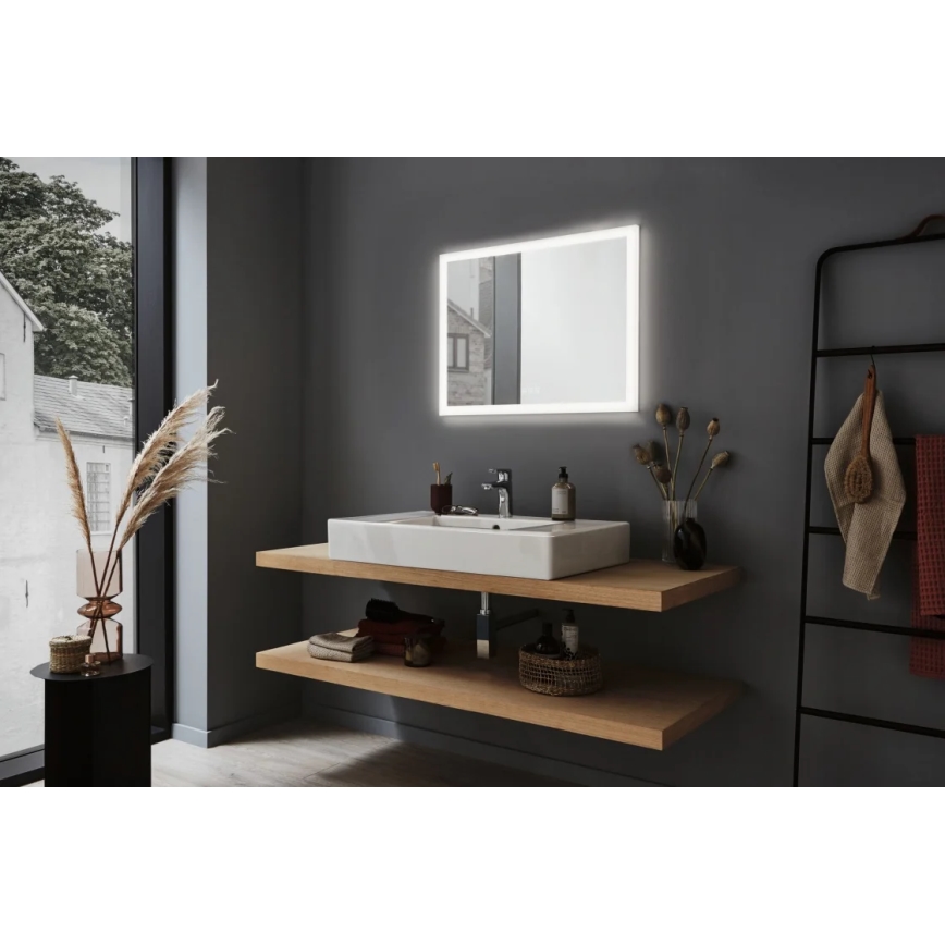 Paulmann 93013 - LED/22W IP44 Himmennettävä kylpyhuone lämmitetty peili kanssa taustavalo 230V  2700/4000/6500K