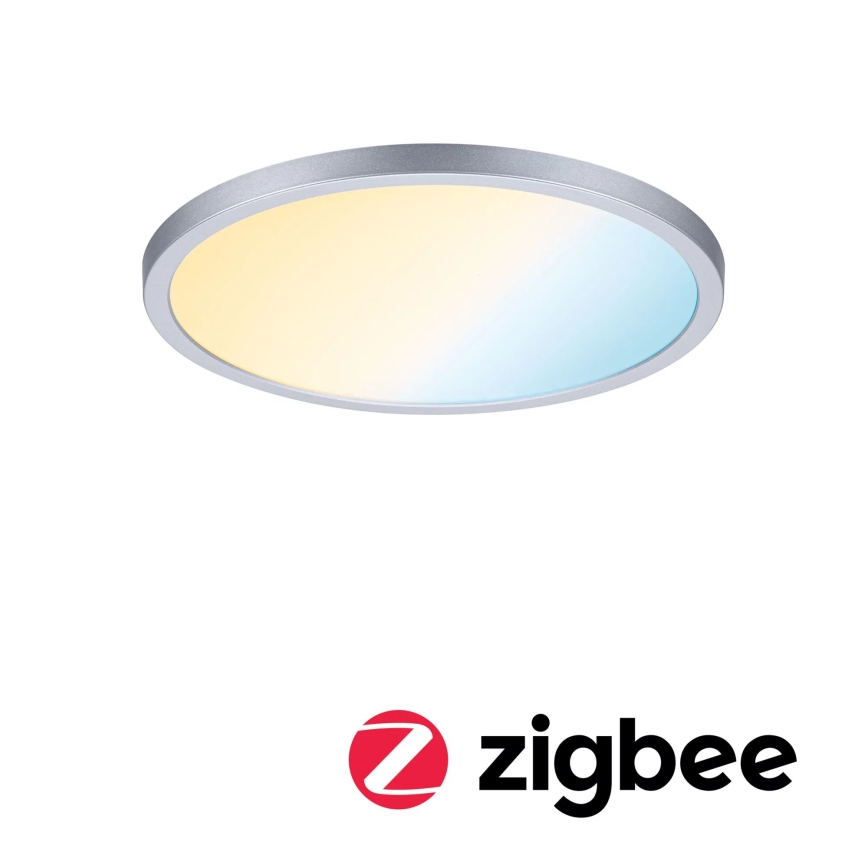 Paulmann 93046 - LED/16W IP44 Himennettävä kylpyhuoneen upotettava alasvalaisin AREO 230V 3000-6500K halkaisija 23 cm mattakromi
