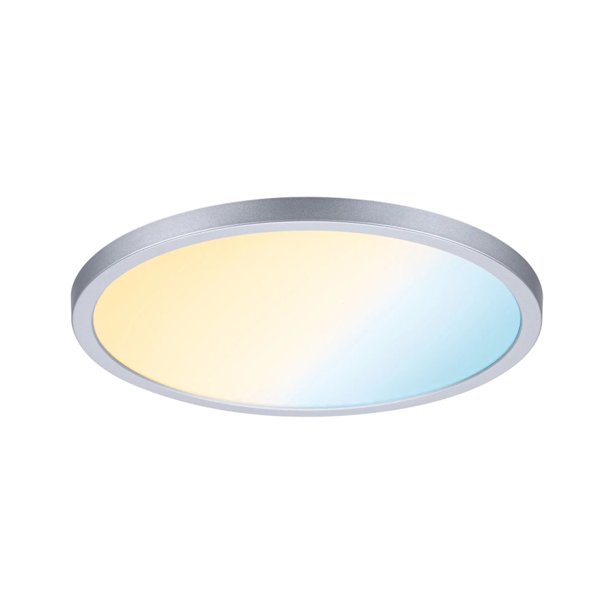 Paulmann 93046 - LED/16W IP44 Himennettävä kylpyhuoneen upotettava alasvalaisin AREO 230V 3000-6500K halkaisija 23 cm mattakromi