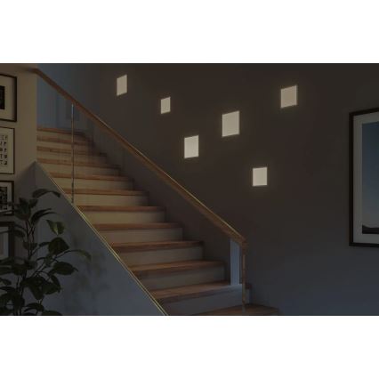 Paulmann 93060 - LED/16W IP44 Himmennettävä uppoasennettava kattovalaisin AREO 230V 23x23 cm valkoinen