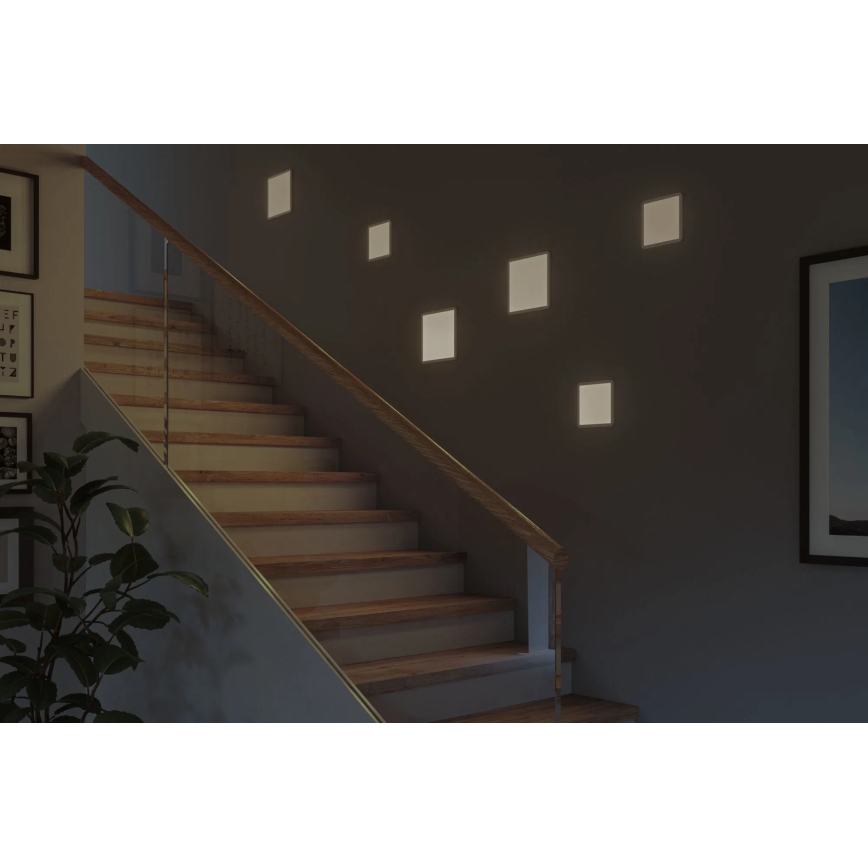 Paulmann 93060 - LED/16W IP44 Himmennettävä uppoasennettava kattovalaisin AREO 230V 23x23 cm valkoinen