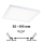 Paulmann 93060 - LED/16W IP44 Himmennettävä uppoasennettava kattovalaisin AREO 230V 23x23 cm valkoinen