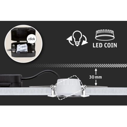 Paulmann 93079 - LED/6W Himmennettävä moduuli NOVA 230V 4000K