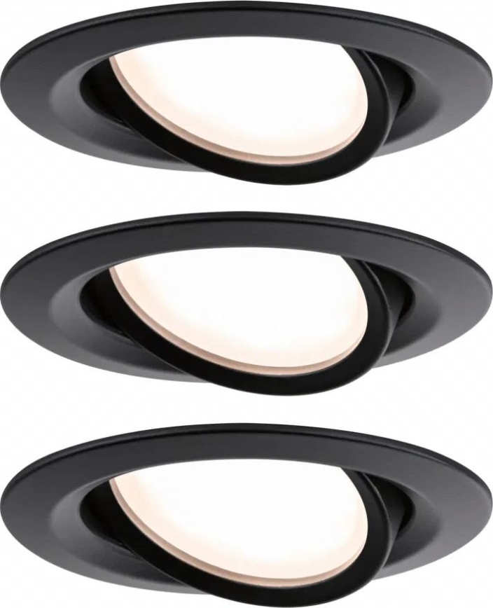 Paulmann 93080 - SARJA 3xLED/6W IP23 Himmennettävä kylpyhuoneen alasvalaisin COIN 230V