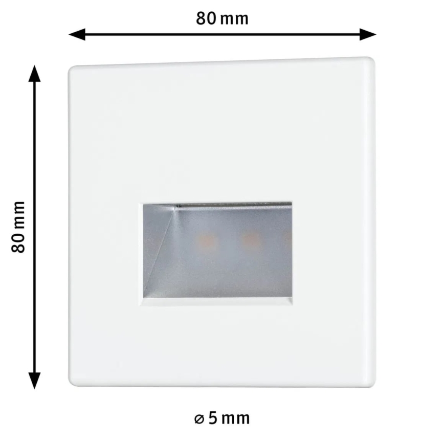 Paulmann 93093 - LED/1,2W Portaikon valo EDGE 230V