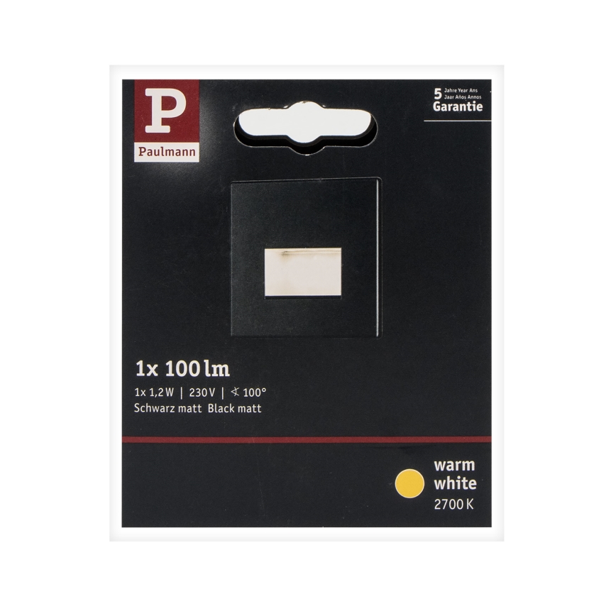 Paulmann 93094 - LED/1,2W Portaikon valo EDGE 230V