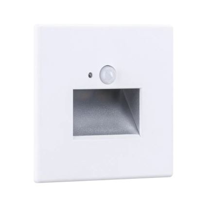 Paulmann 93133 - LED/1,2W Portaikon valo anturilla EDGE 230V valkoinen