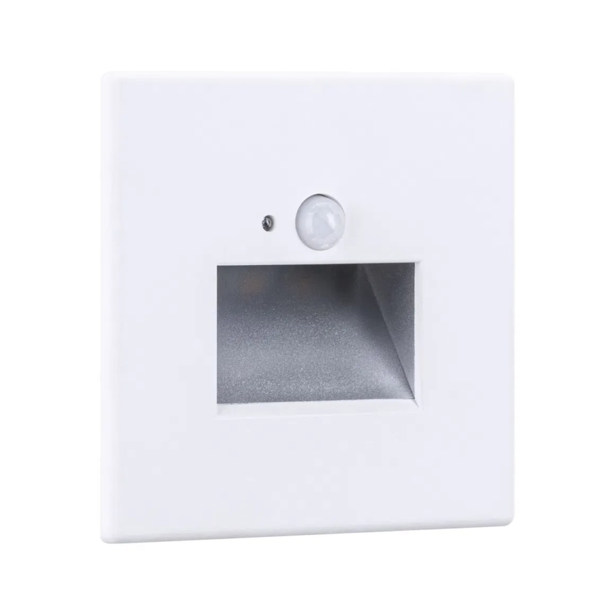 Paulmann 93133 - LED/1,2W Portaikon valo anturilla EDGE 230V valkoinen