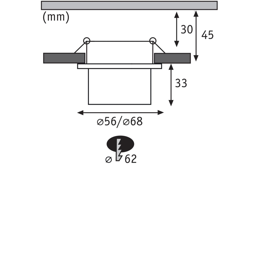 Paulmann 93383 - SETTI 3xLED/6W IP44 Himmennettävä kylpyhuoneen kattovalaisin GIL 230V