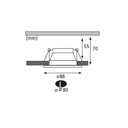 Paulmann 93402 - SETTI 3xLED/6W IP44 Himmennettävä kylpyhuoneen kattovalaisin COLE 230V