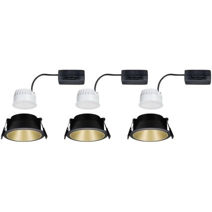 Paulmann 93404 - SADA 3xLED/6,5W IP44 Himmennettävä upotettava kylpyhuonevalo COLE 230V