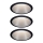 Paulmann 93408 - SET 3xLED/6,5W IP44 Himmennettävä upotettava kylpyhuonevalo COLE 230V