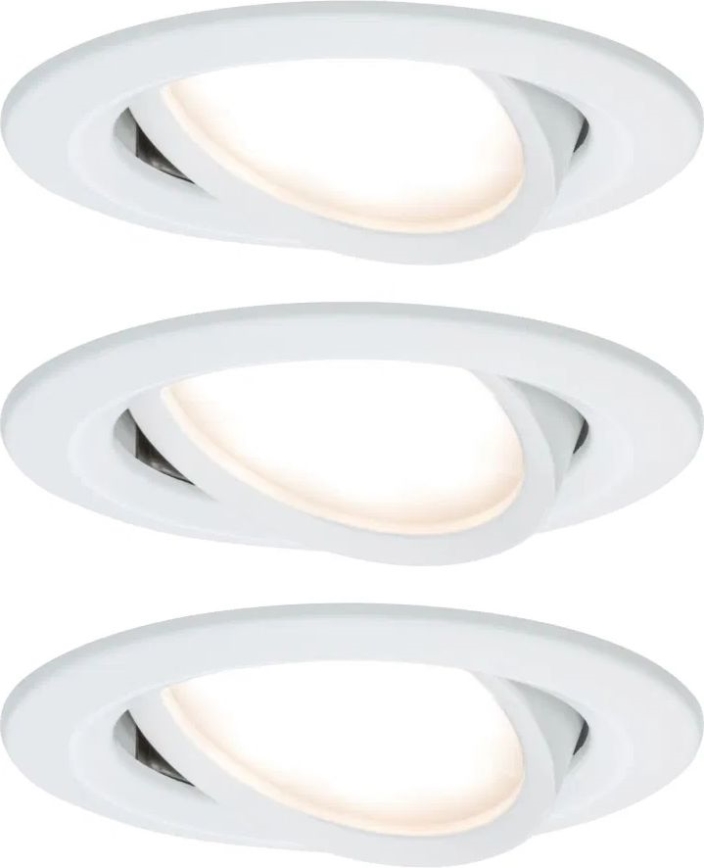 Paulmann 93485 - SETTI 3xLED/6W IP23 Himmennettävä kylpyhuoneen kattovalaisin NOVA 230V