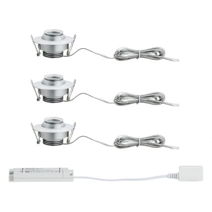 Paulmann 93579 - SETTI 3xLED/3,8W Upotettu valo PREMIUM 230V